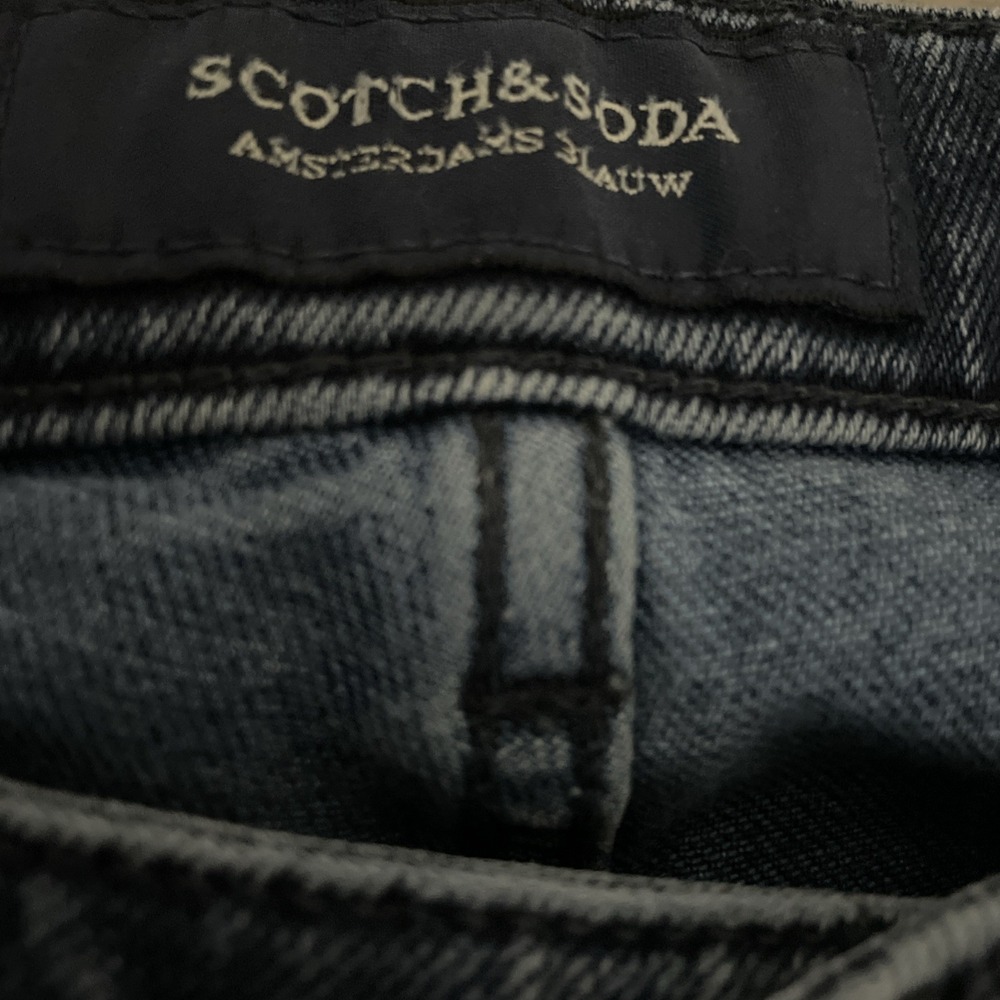 Scotch & Soda Ralston Jeans Mens 33x31 Blue Denim Amsterdam Blauw Straight Leg - Picture 7 of 12